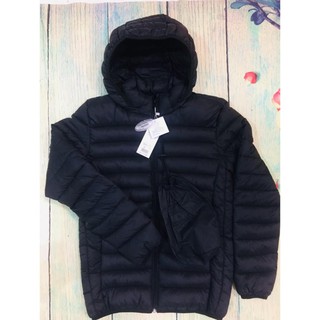 Áo phao nam uniqlo vnxk mũ có khóa tháo rời siêu nhẹ, chất phao ấm, đẹp, không xẹp