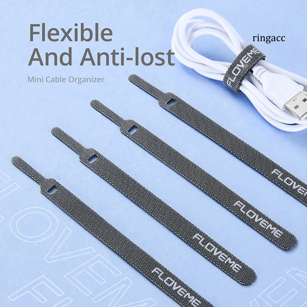 1/ 5/ 10/ 20 Băng gai quấn dây tai nghe gọn gàng tiện lợi