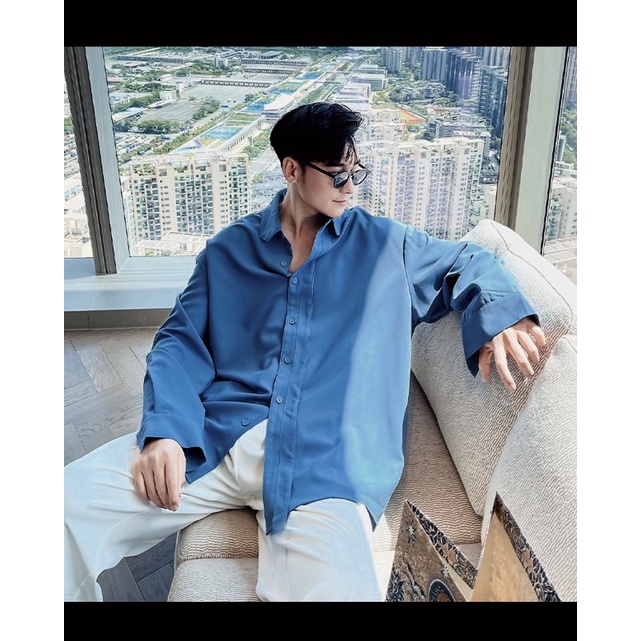 Áo Sơmi Nam Form Hàn Cá Tính Play Boys