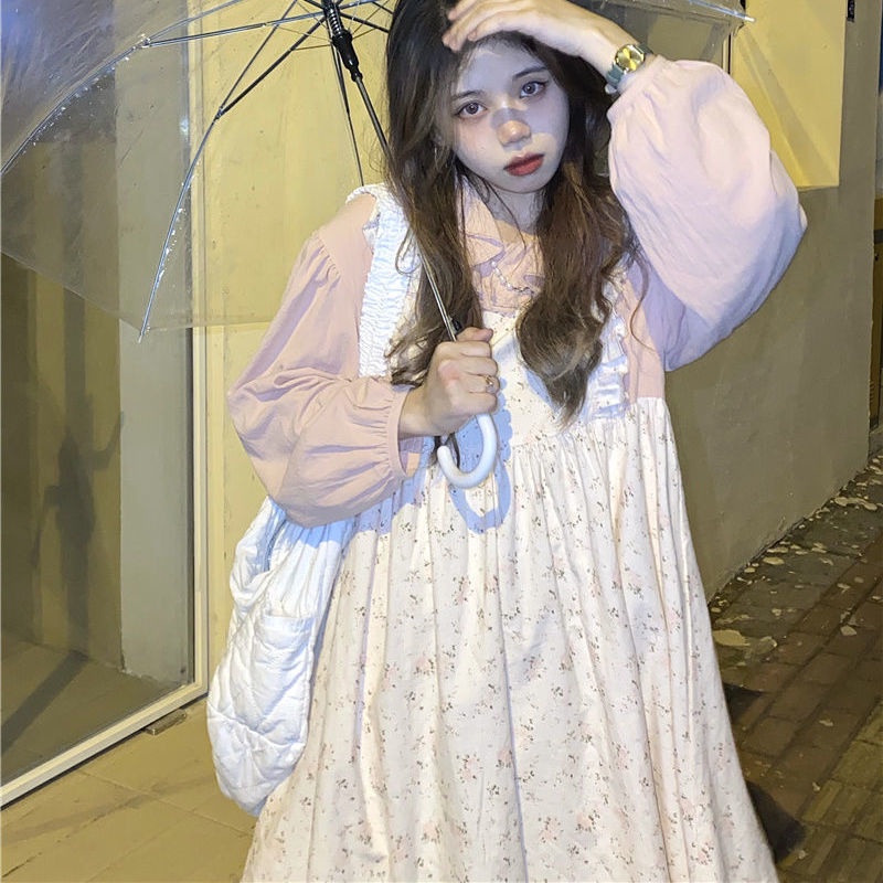 Set đầm và áo sơ mi phong cách Hàn Quốc xinh xắn cho nữ (có bán lẻ)