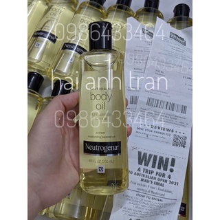 Dầu dưỡng thể Neutrogena Body Oil Light Sesame Formula 250ml