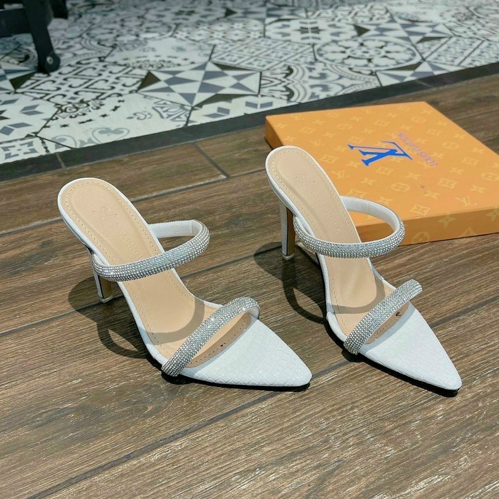 GUỐC mũi nhọn quai ngang đính xoàn sang chảnh DO9PXX
