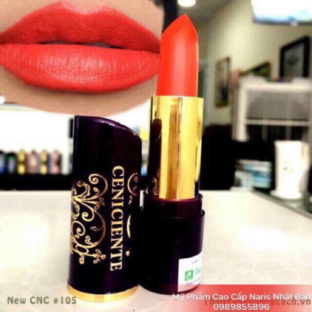 Son trang điểm Naris CNC New Lipstick #105