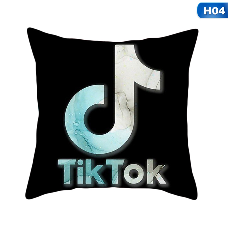 Vỏ Gối Hình Vuông In Hình Tiktok