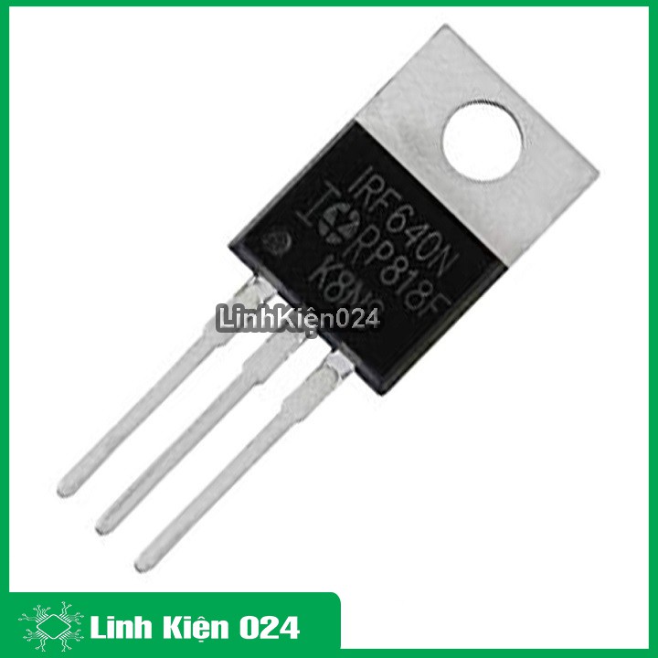 Sản phẩm mosfet IRF640N TO-220 dòng điện 18A điện áp 200V N-CH chân cắm 3P