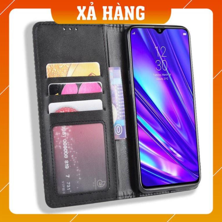 Bao da dạng ví Oppo A12 kiểu dáng sang trọng, ngăn đựng thẻ tiện lợi | BigBuy360 - bigbuy360.vn