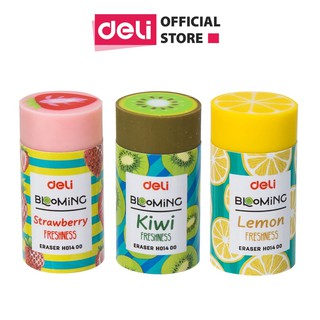 Tẩy 2B Deli - Kiwi/Dâu/Chanh - 3 chiếc - EH01400-3C