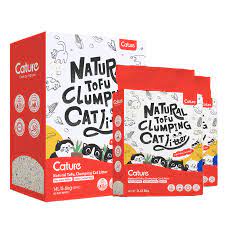 { Mẫu mới} Cát đậu nành Cature ToFu cho mèo (Túi 7L/ 2,8kg) - Hàng chuẩn, Siêu thơm, vón và không bết đáy