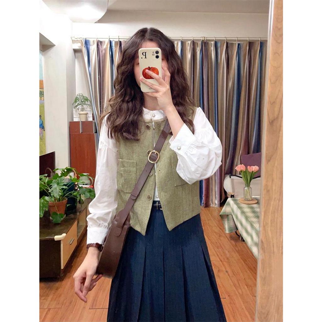 67890 vest vest / Áo Sơ Mi / Váy Dài Tay