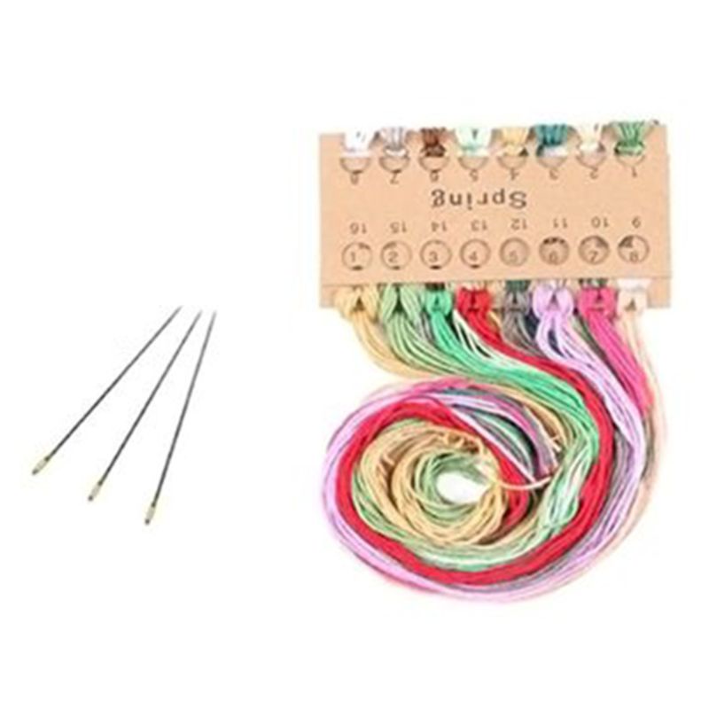 Bộ Dụng Cụ Thêu Tranh Chữ Thập Thủ Công Hình Blala