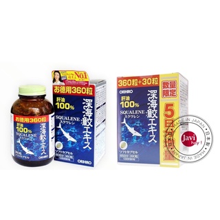 Viên uống Orihiro Shark Squalene 360 viên chiết xuất dầu gan cá mập sụn vi