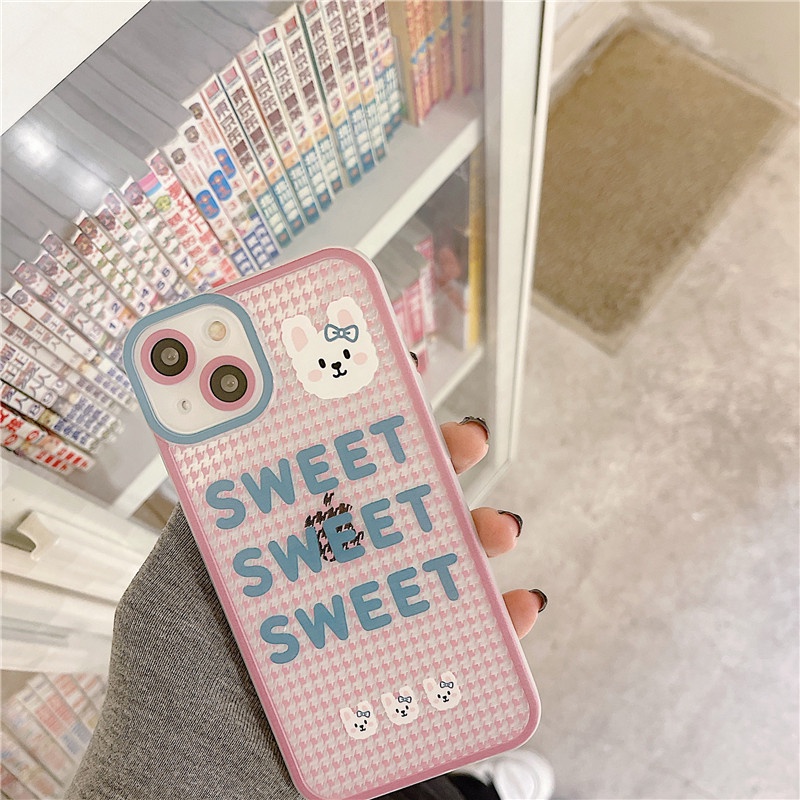 Ốp lưng iphone Ốp Điện Thoại Trong Suốt In Chữ Tiếng Anh Hoạt Hình Cho Iphone 13Promax xr xsmax Apple XS/7/8PLUS/PRO/MAX Dinuo case