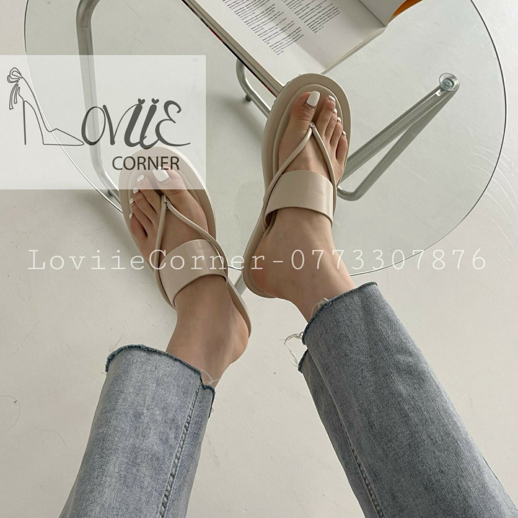 DÉP XUỒNG LOVIIECORNER - SANDAL THỜI TRANG BÁNH MÌ - DÉP NỮ QUAI NGANG ĐỄ XUỒNG D211013 D220421