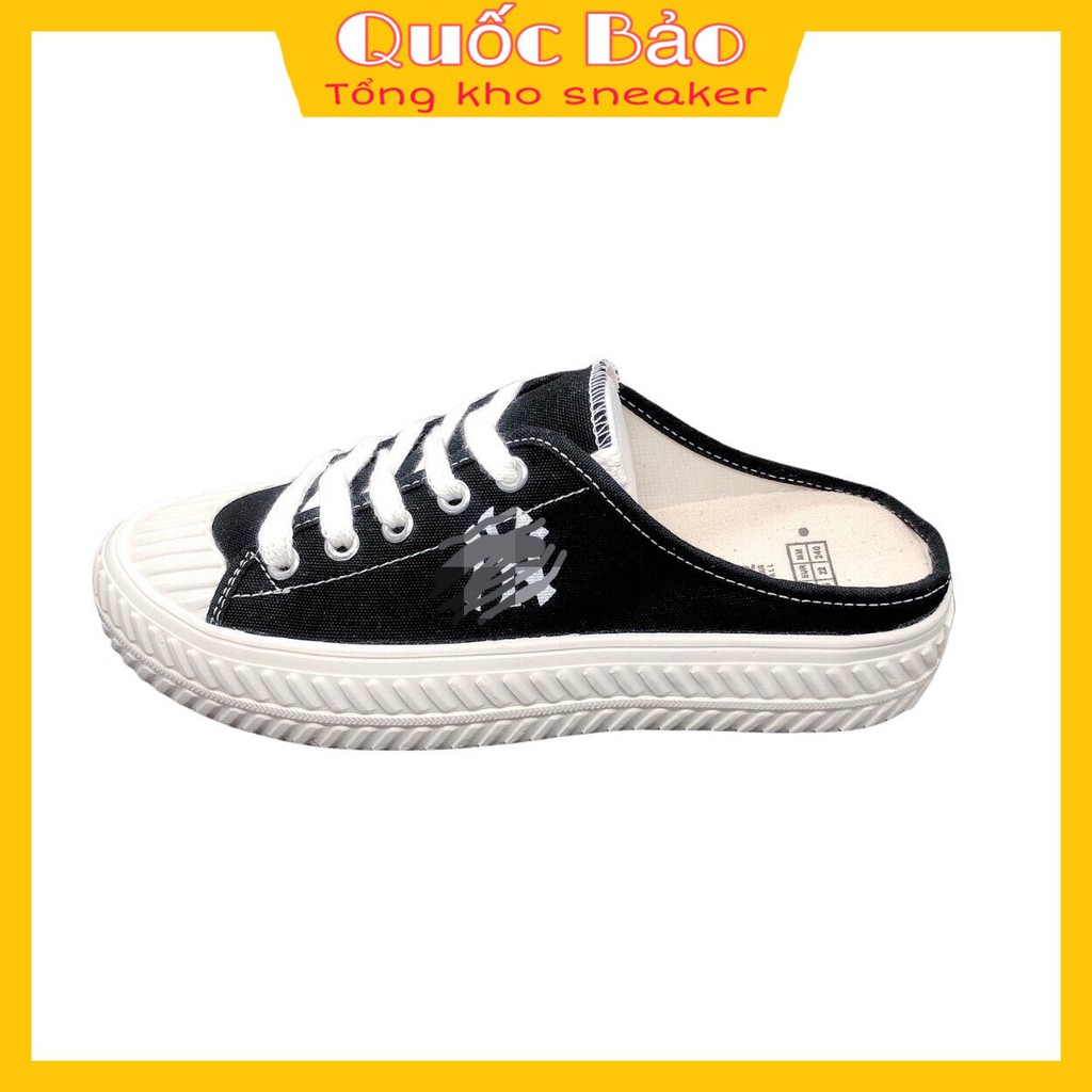 Giày Thể Thao mL b Sục Đạp Gót Đen Cao Cấp - MĐ1