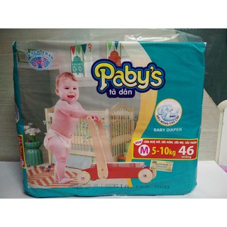 cOMBO 2 bịch tã dán Pabys cỡ S49 chiếc / bịch + KM