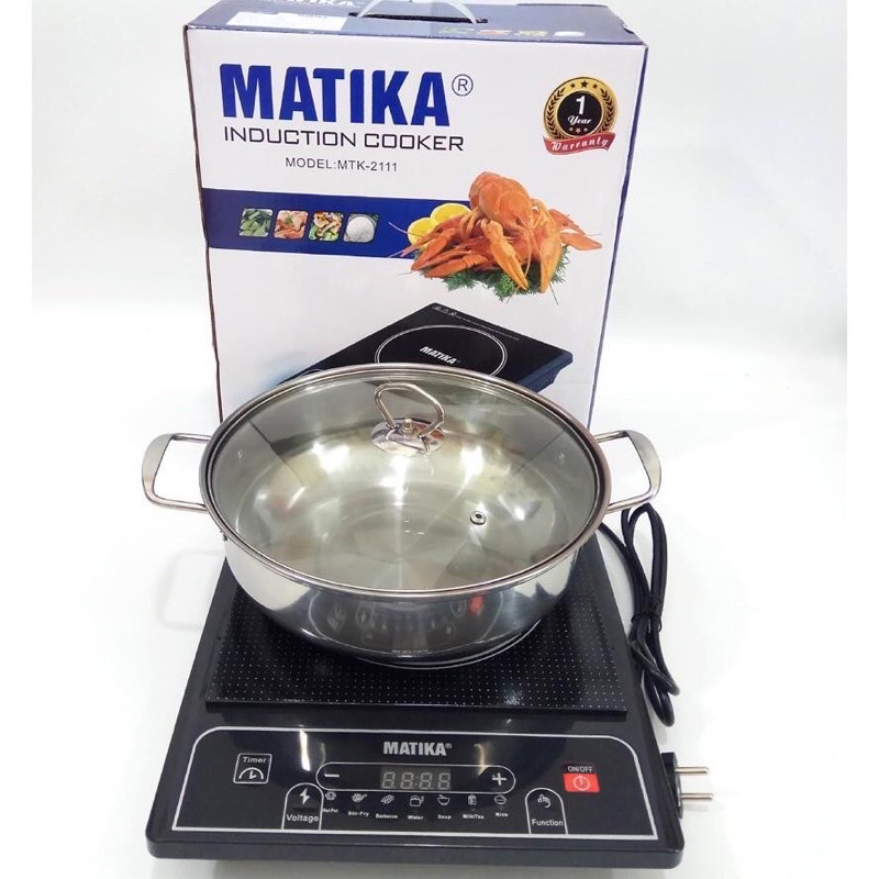 Bếp Từ MATIKA Chính Hãng,Tặng Kèm Nồi Lẩu inox