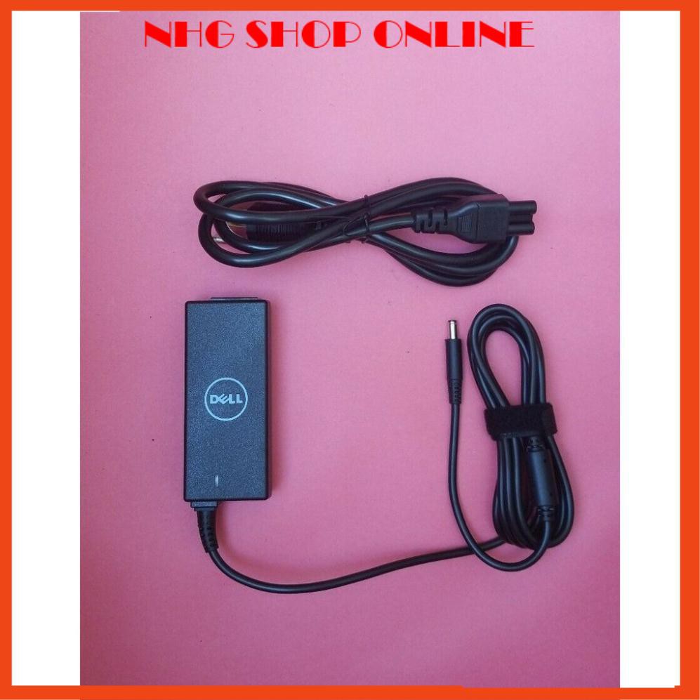 🎁 Sạc Laptop Dell 19.5V 2.31A (45W) chân kim nhỏ 4.5mm x 3.0mm chính hãng - tặng kèm dây nguồn