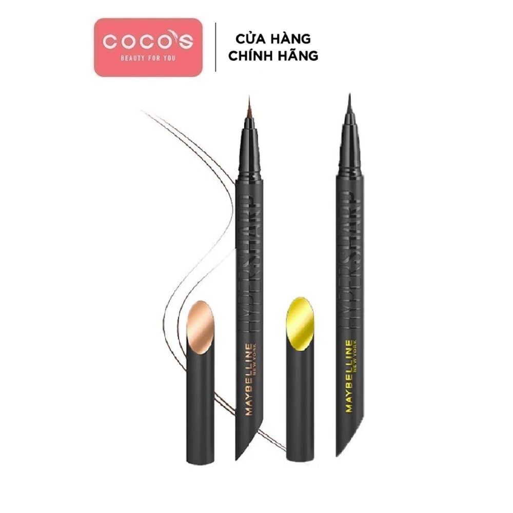 Bút Kẻ Mắt Nước Siêu Sắc Mảnh Maybelline New York Hyper Sharp Liner Extreme Không Lem Trôi 0.4g