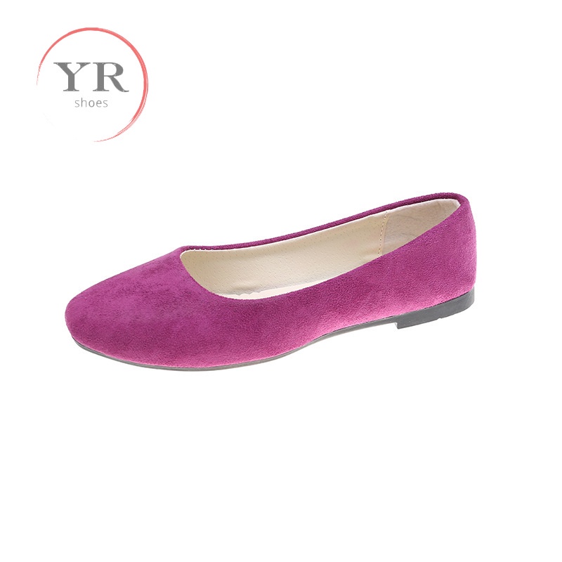 Giày Lười Da Lộn Plus Size 35-43