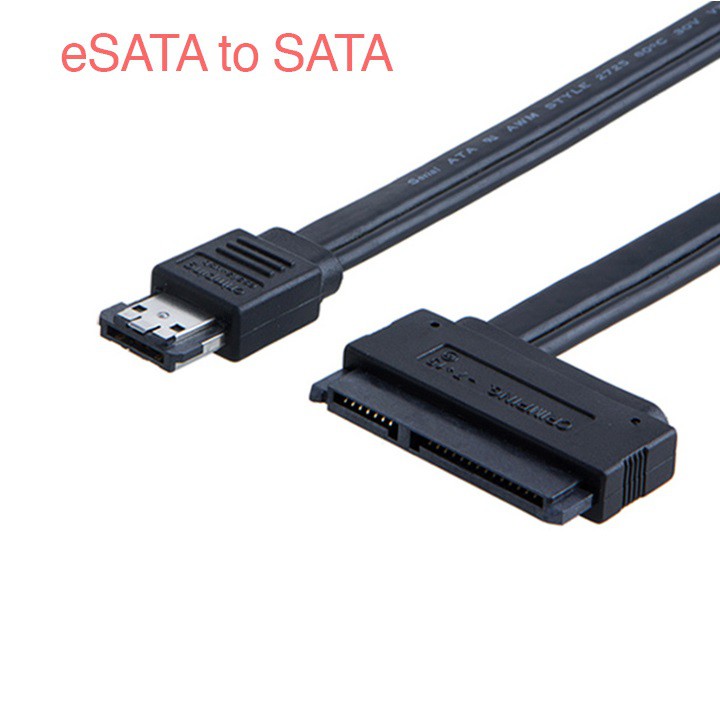 Cáp eSata-sata combo cấp nguồn cho ổ 2.5''