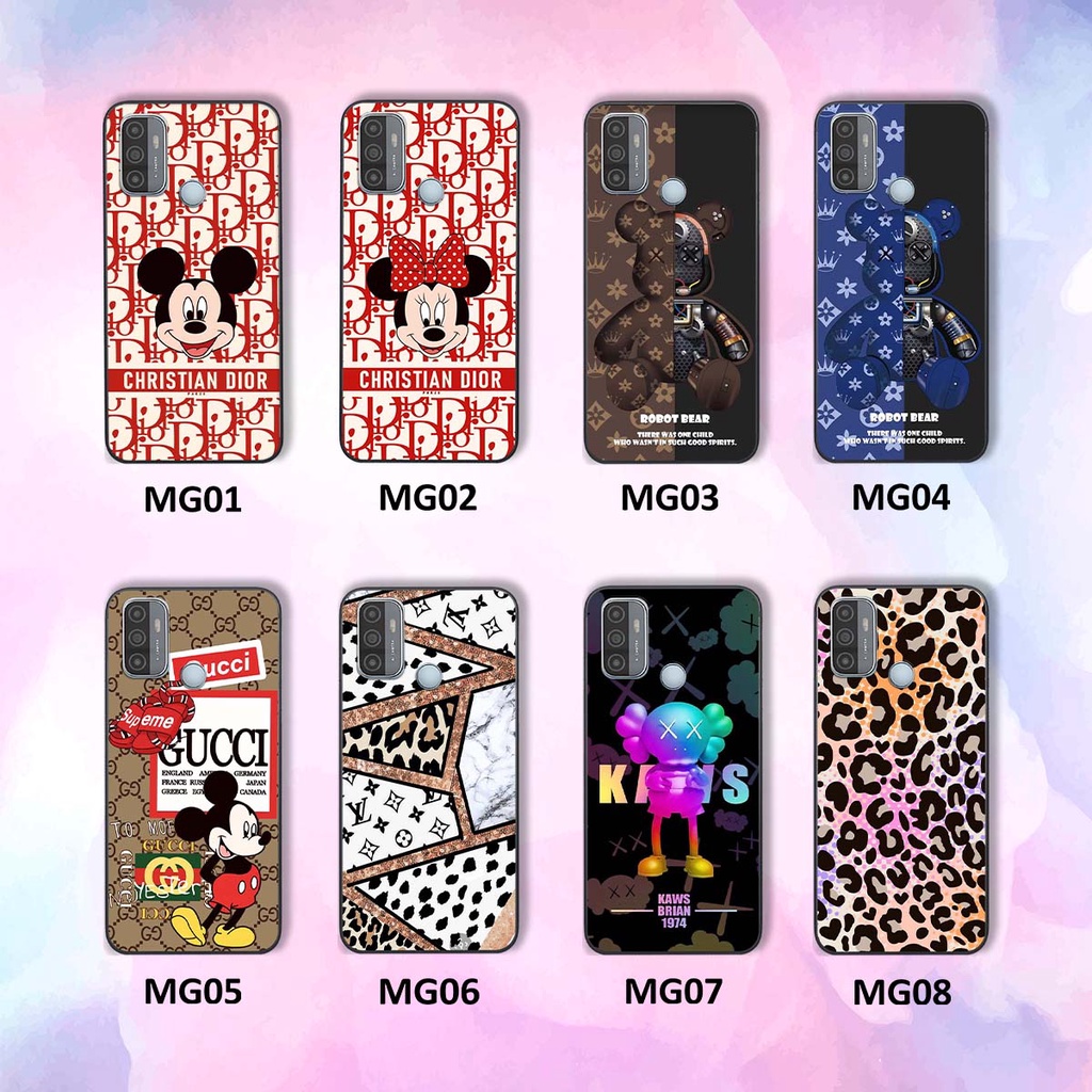 Ốp lưng Oppo A53 hình thương hiệu, thời trang, cute, đáng yêu