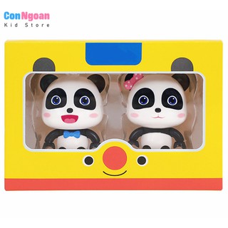 Đồ chơi mô hình nhân vật gấu trúc Baby Bus Kiki và Miumiu - MSC03