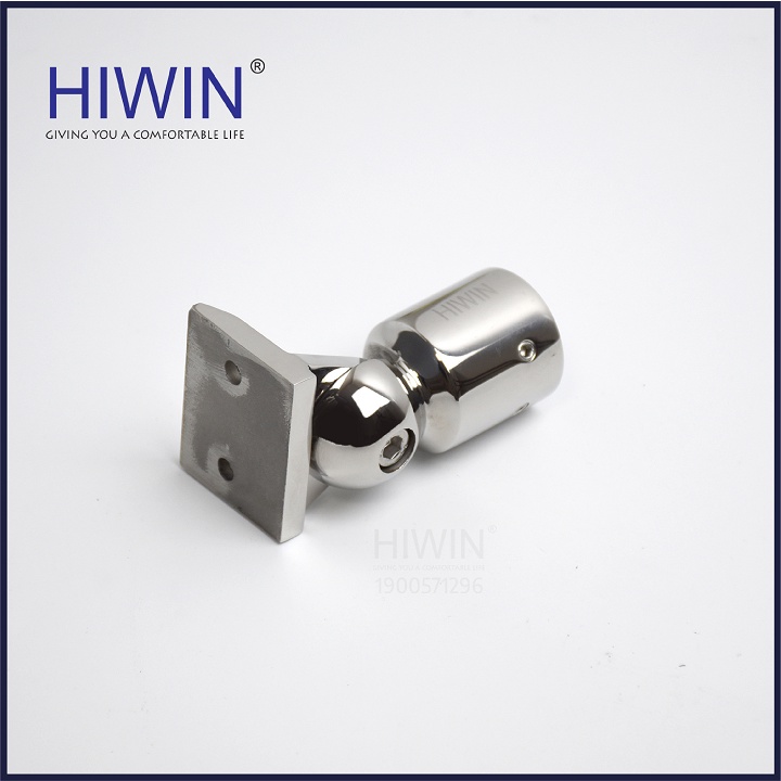 Bát tường di động đa hướng dùng cho phòng tắm kính inox 304 mặt gương phi 25 HIWIN SB-610A