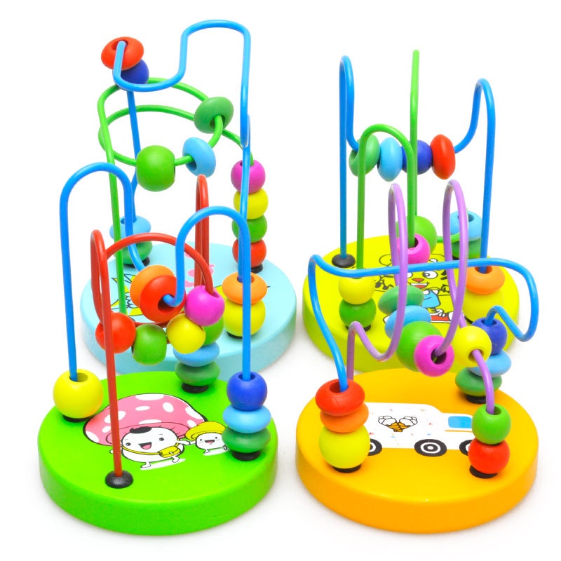 MÊ CUNG LUỒN HẠT- ĐỒ CHƠI GỖ TRÍ TUỆ CHO BÉ YÊU