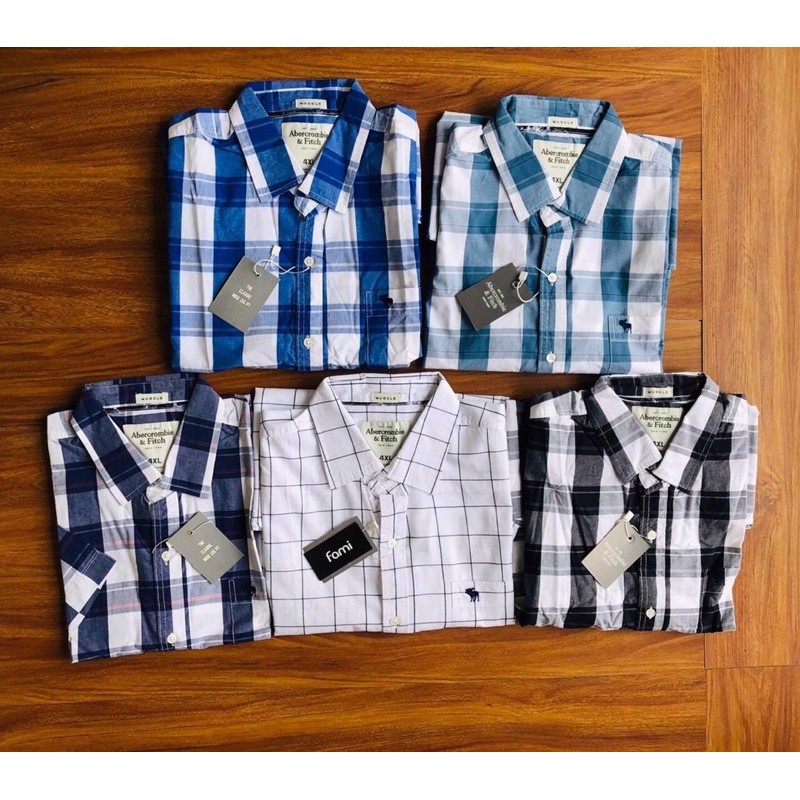Áo sơ mi ngắn tay trung niên vải coton mềm mịn cao cấp bigsize