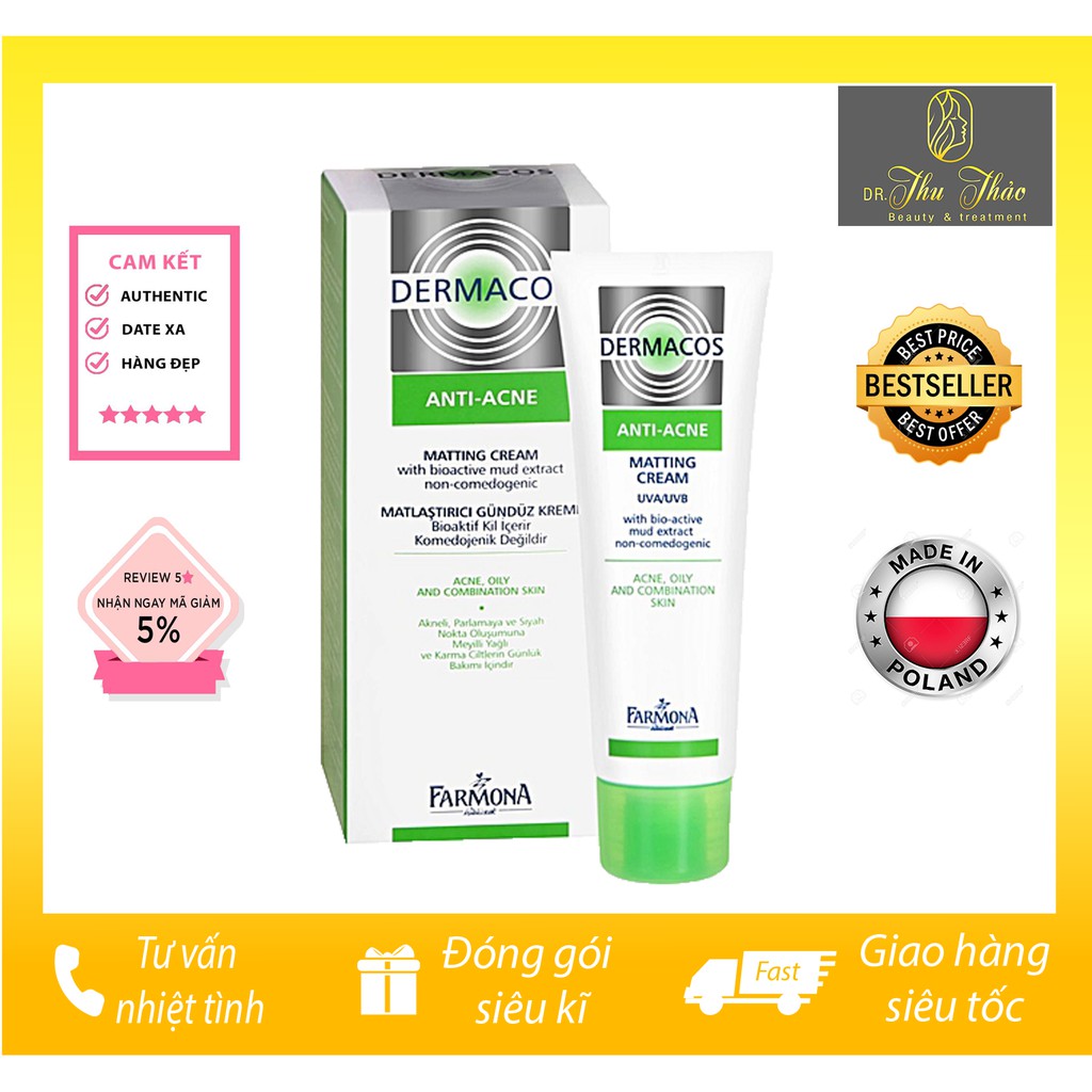 farmona dermacos anti acne matting cream 50ml