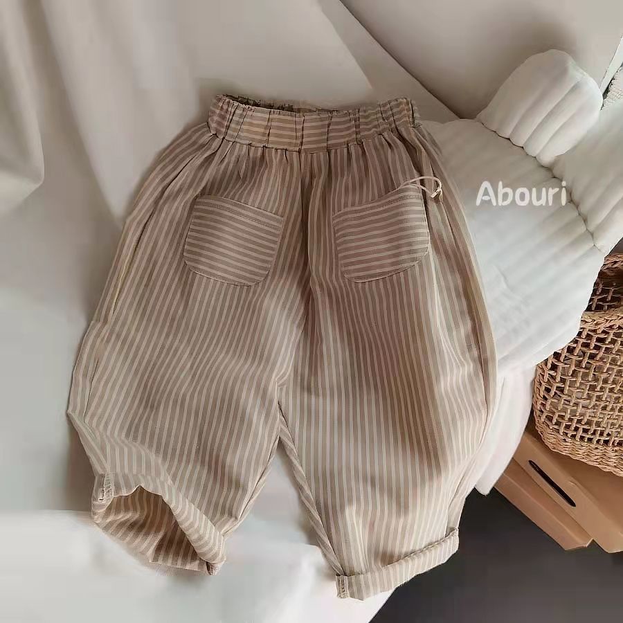 [Babycat] Hàng Có Sẵn Quần Vải Cotton Lanh Mỏng Chống Muỗi Phong Cách Nhật Hàn Nhật Bản Thời Trang Mùa Xuân Hè Giản Dị Tươi Mới Cho Trẻ Em