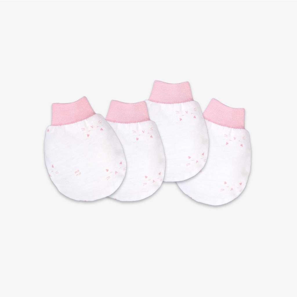 Bao Tay Sơ Sinh MIOMIO, Dành Cho Bé Gái Bé Trai, 100% cotton, Hoạ Tiết Thỏ, Sọc, Mèo Mây, Mặt Mèo