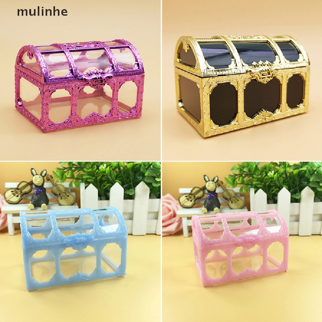 Hộp Đựng Trang Sức Trong Suốt Phong Cách Cướp Biển Cổ Điển