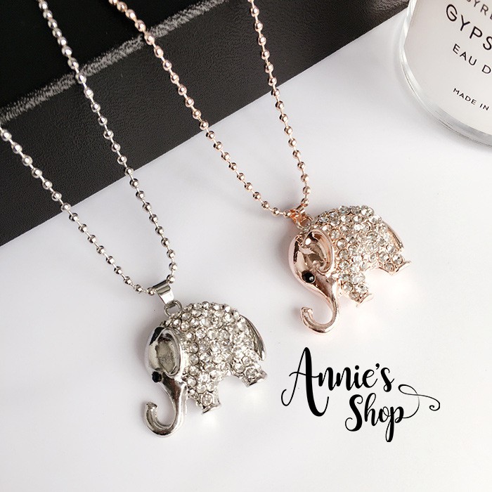 DH0808 Dây chuyền dài tiểu thư sang trọng phong cách Hàn Elephant Korea