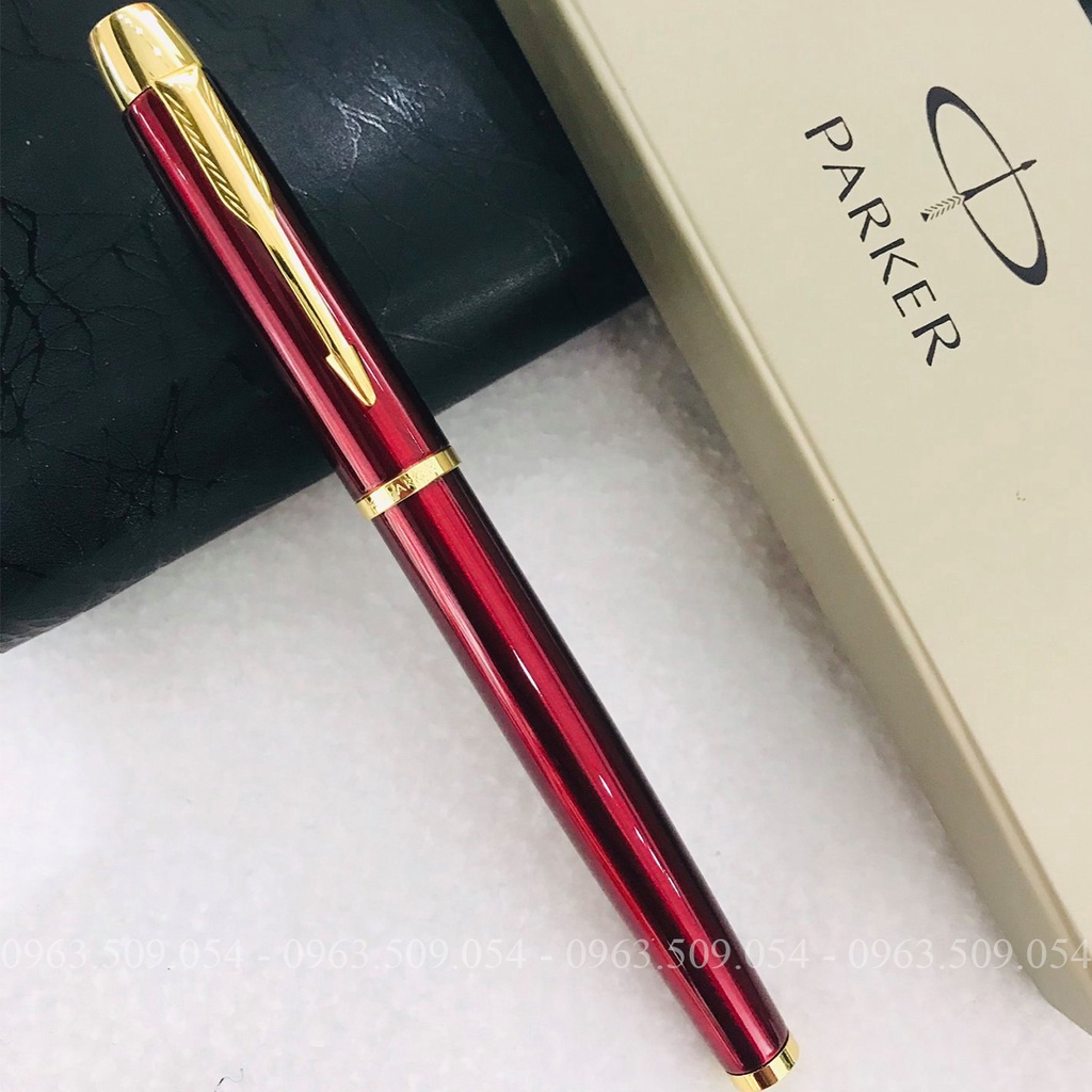 BÚT KÝ PARKER ĐỎ BÓNG CÀI VÀNG CAO CẤP  BÚT KÝ CAO CẤP