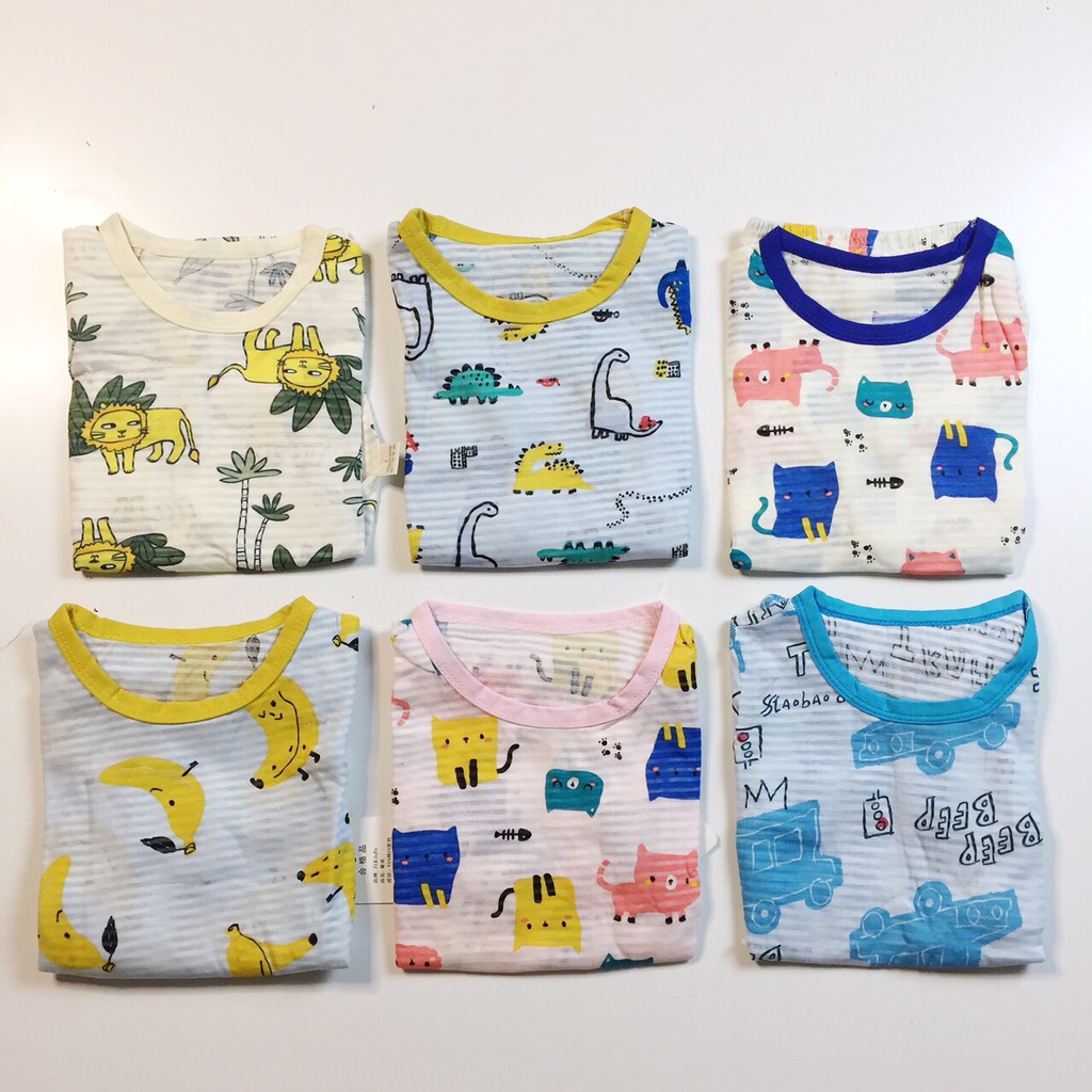 [Mã FASHIONXANH194 giảm 100% đơn 50K] Bộ Cotton Tre Xuất Nhật LIKIDS TBKS07 10 mẫu cho bé trai bé gái