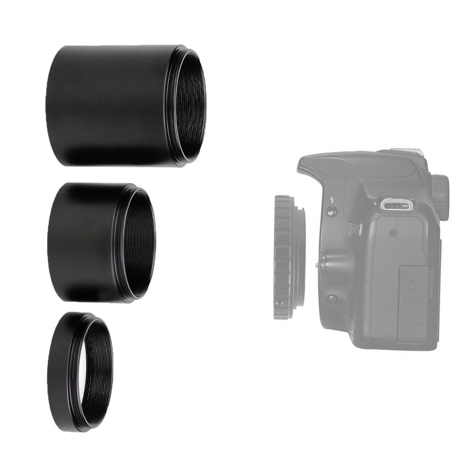Set ống mở rộng SVBONY T2 dài 8mm 25mm 45mm ren M42x0.75 dành cho máy ảnh