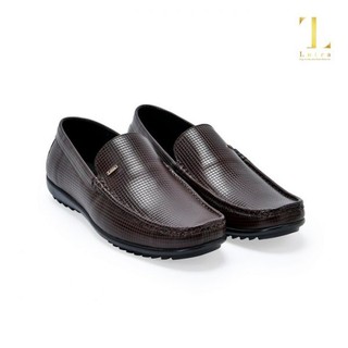 Giày lười, giày mọi nam da bò lutra -5770