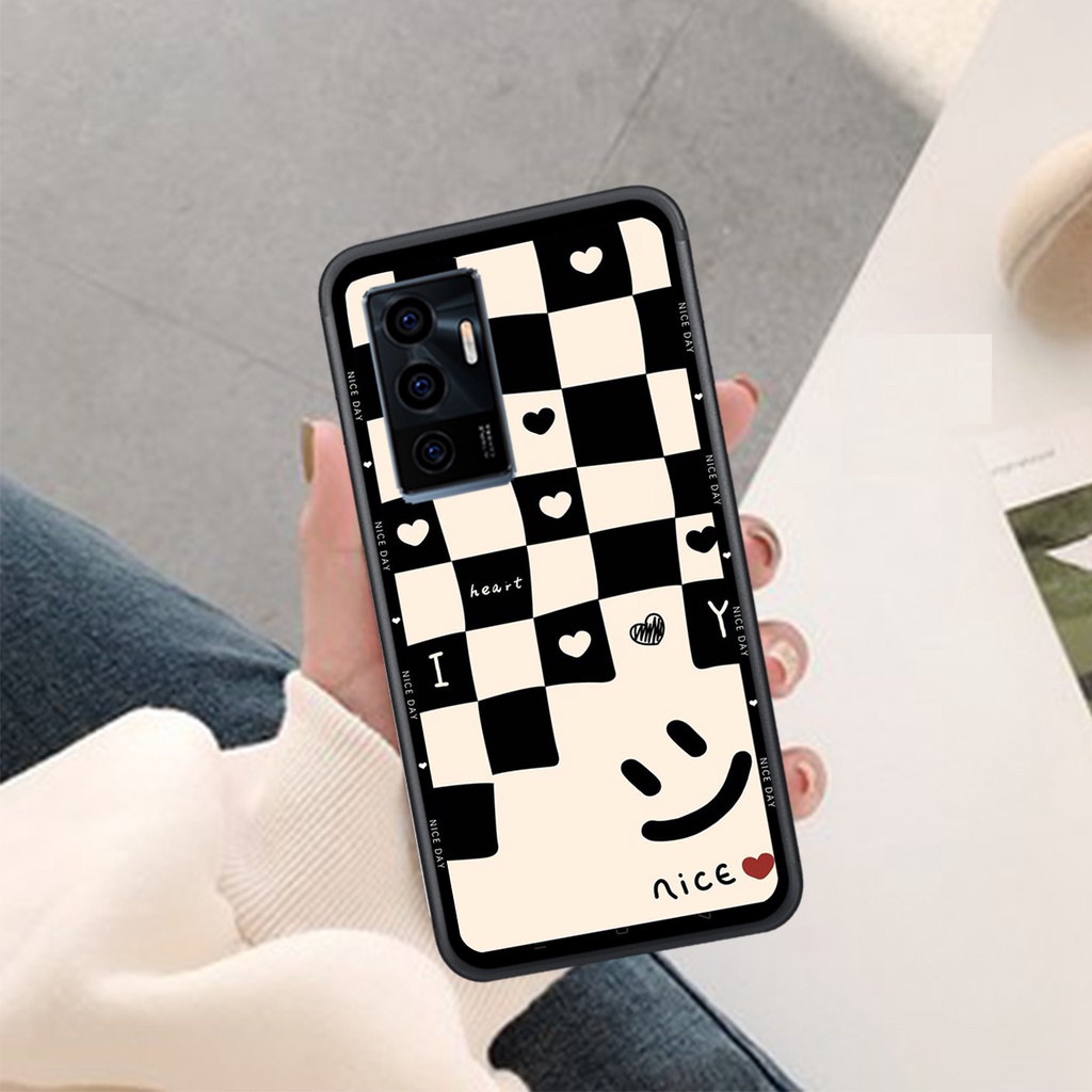 Ốp Lưng VIVO Y21 - Y21S - Y33S - Y15S,  In Hình &quot;Black Heart&quot; Phong Cách Đẹp.