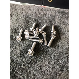 ốc inox salaya 6ly2 trụ gắn cùm các dòng xe