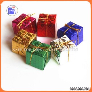 Bộ 12 Hộp Quà Trang Trí Cây Thông Noel