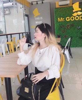 Áo nơ lưng có 6 màu