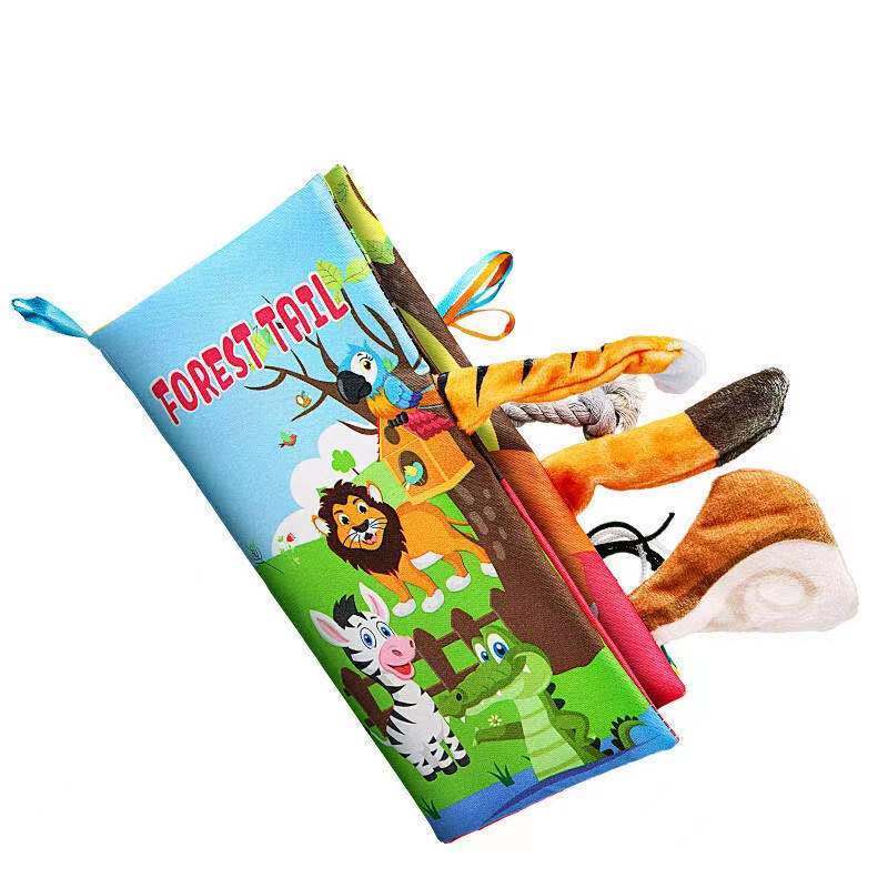 Sách Đồ Chơi Bằng Vải Mềm Mại Dành Cho Bé 0 Đến 6 Tháng Tuổi