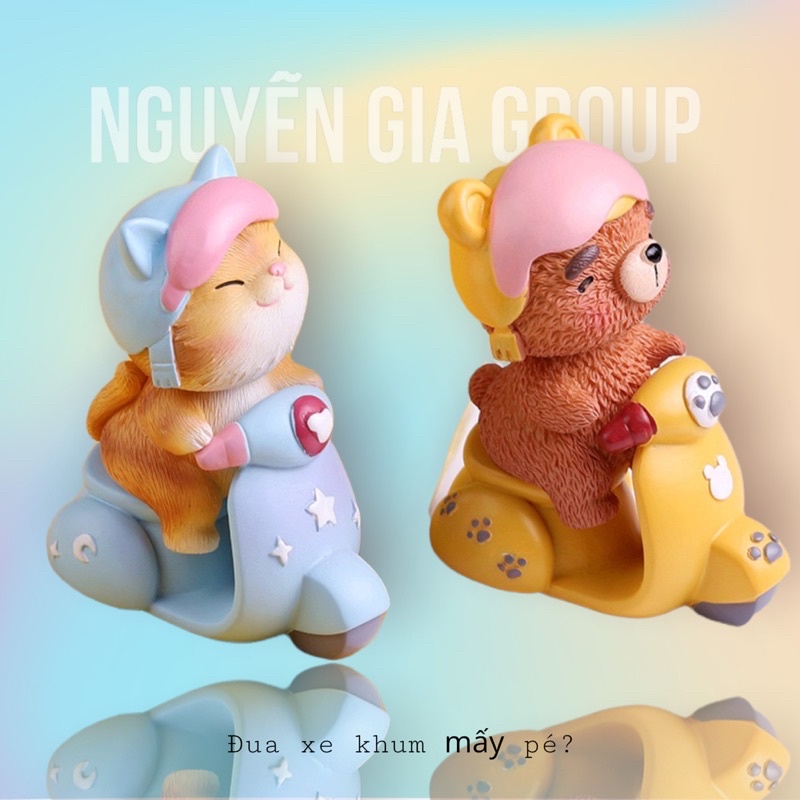 Tượng chibi gấu Brown đáng iu kute- quà lưu niệm, quà sinh nhật tuổi học sinh tại Nguyễn Gia group Cao Đạt Quận 5: