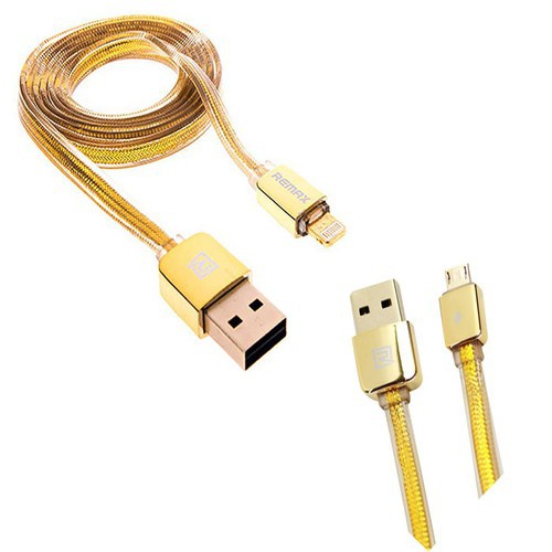 Cáp sạc điện thoại va truyền dữ liệu Remax Gold dành cho Android usb 2.0 sang micro