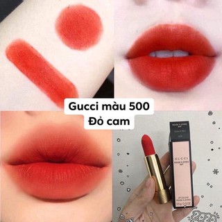 Son Gucci Rouge a Levres 500-Matte Odalie Red