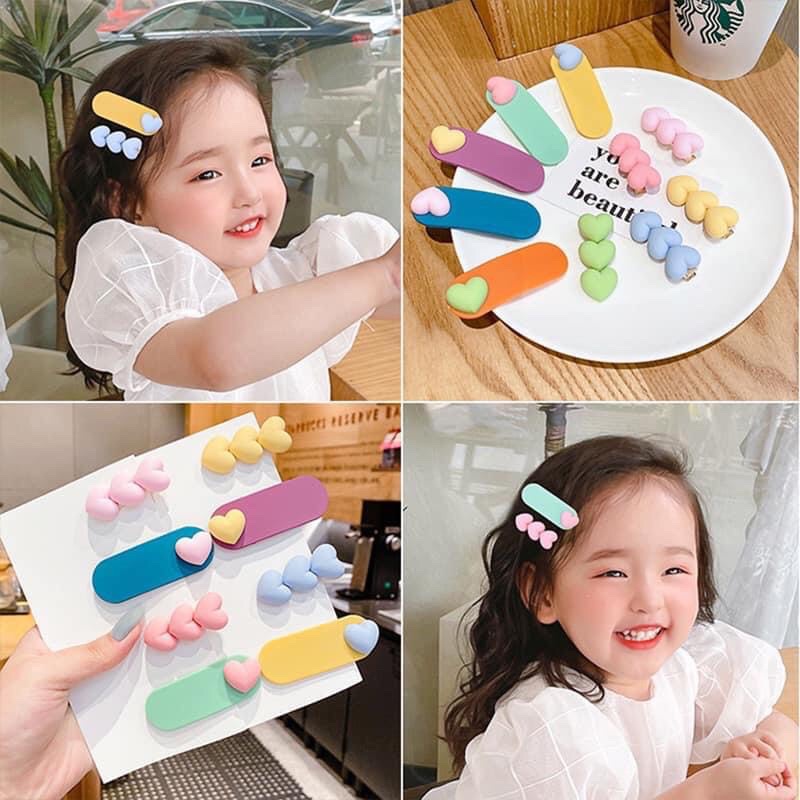 SET KẸP 4 TIM DÀNH CHO BÉ YÊU