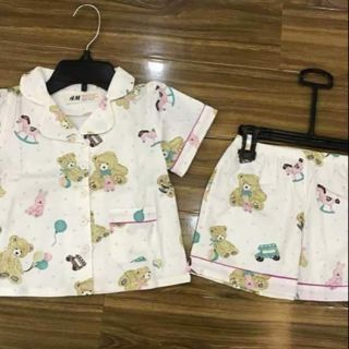 Bộ pijama cho bé gái từ 1 - 5/6 tuổi