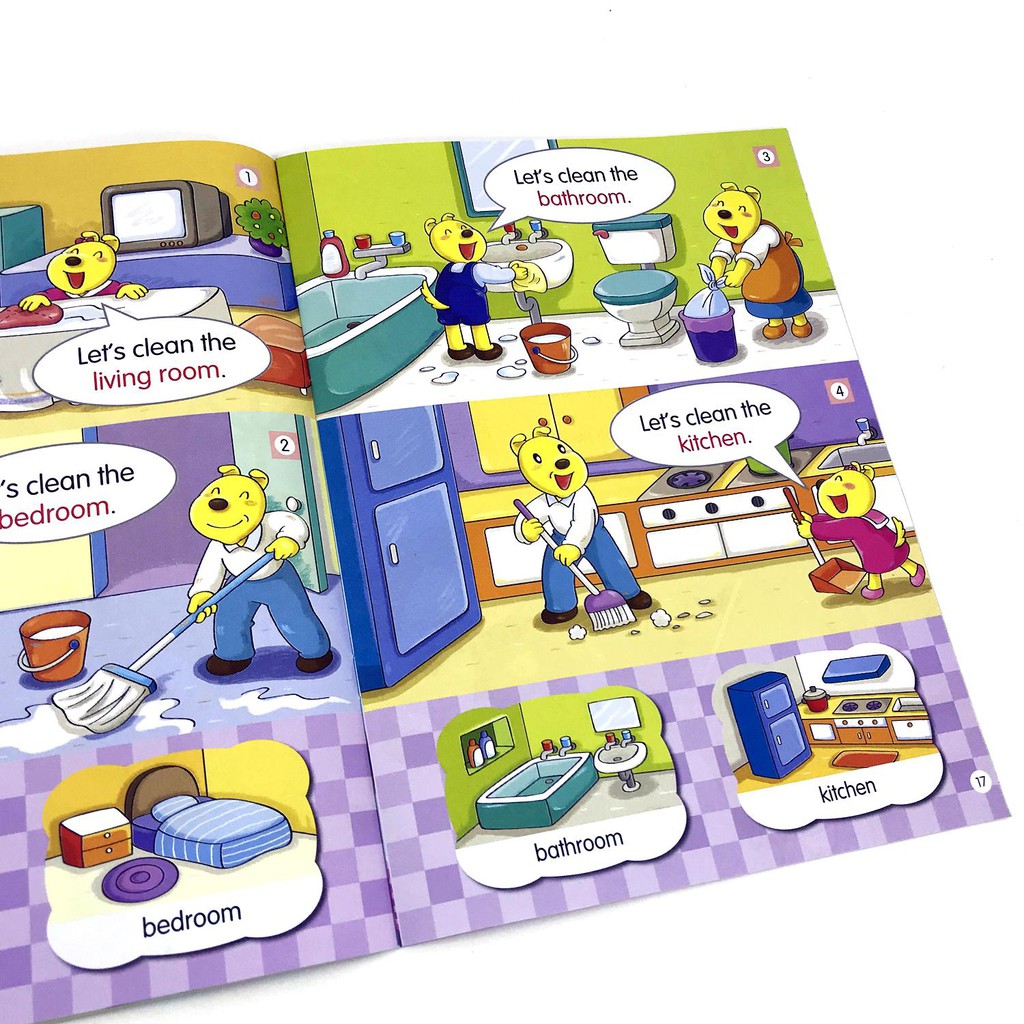 Sách - Tiếng Anh Cho Trẻ Em - Happy World - 3 (Bộ 2 quyển, 1 sổ tay, 1 đĩa DVD) ( 2 phần, lẻ tùy chọn) | BigBuy360 - bigbuy360.vn