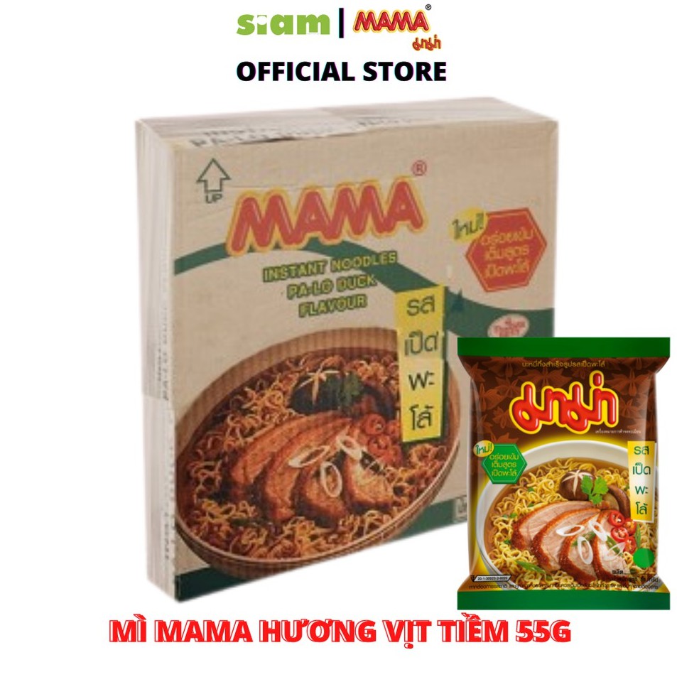 THÙNG 30 GÓI - MÌ MAMA HƯƠNG VỊT TIỀM 55G